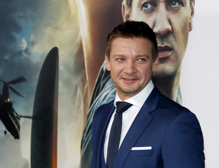 Jeremy Renner at the Los Angeles premiere of 'Arrival'.