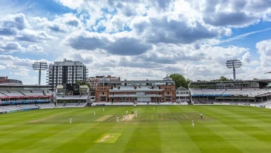 Lord's cricket stadium.