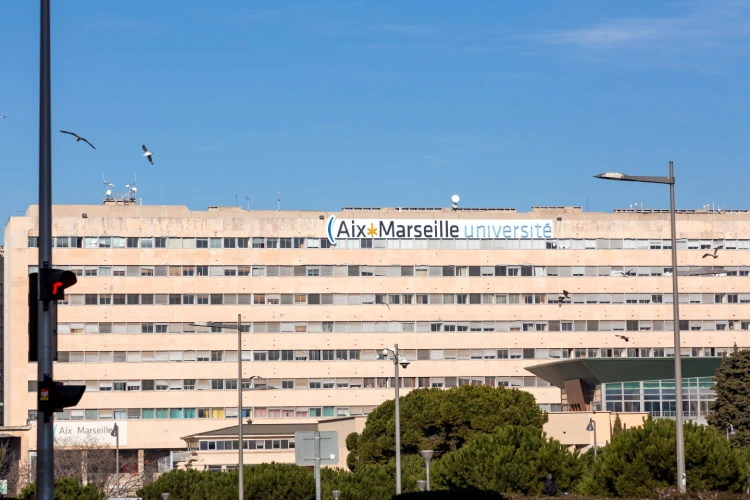 Aix Marseilles Universirty located in St. Charles district of Marseilles, France.