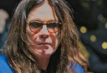 Ozzy Osbourne at press conference.