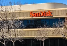 A Sandisk corporate office building.